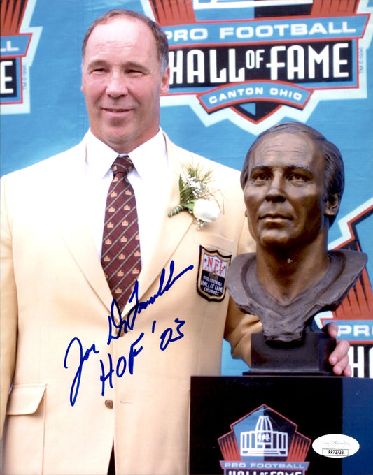 Joe DeLamielleure HOF Buffalo Bills Signed/Inscribed 8x10 Photo JSA 161094