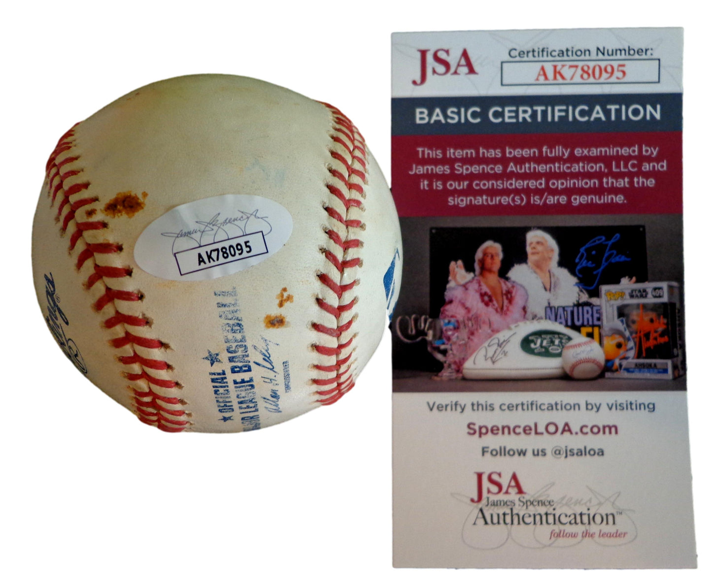 Pedro Martinez HOF Autographed/Inscribed OML Baseball Boston Red Sox JSA 180367