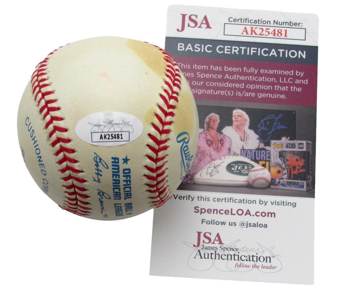 Jim Perry Autographed OAL Baseball Minnesota Twins JSA 179755