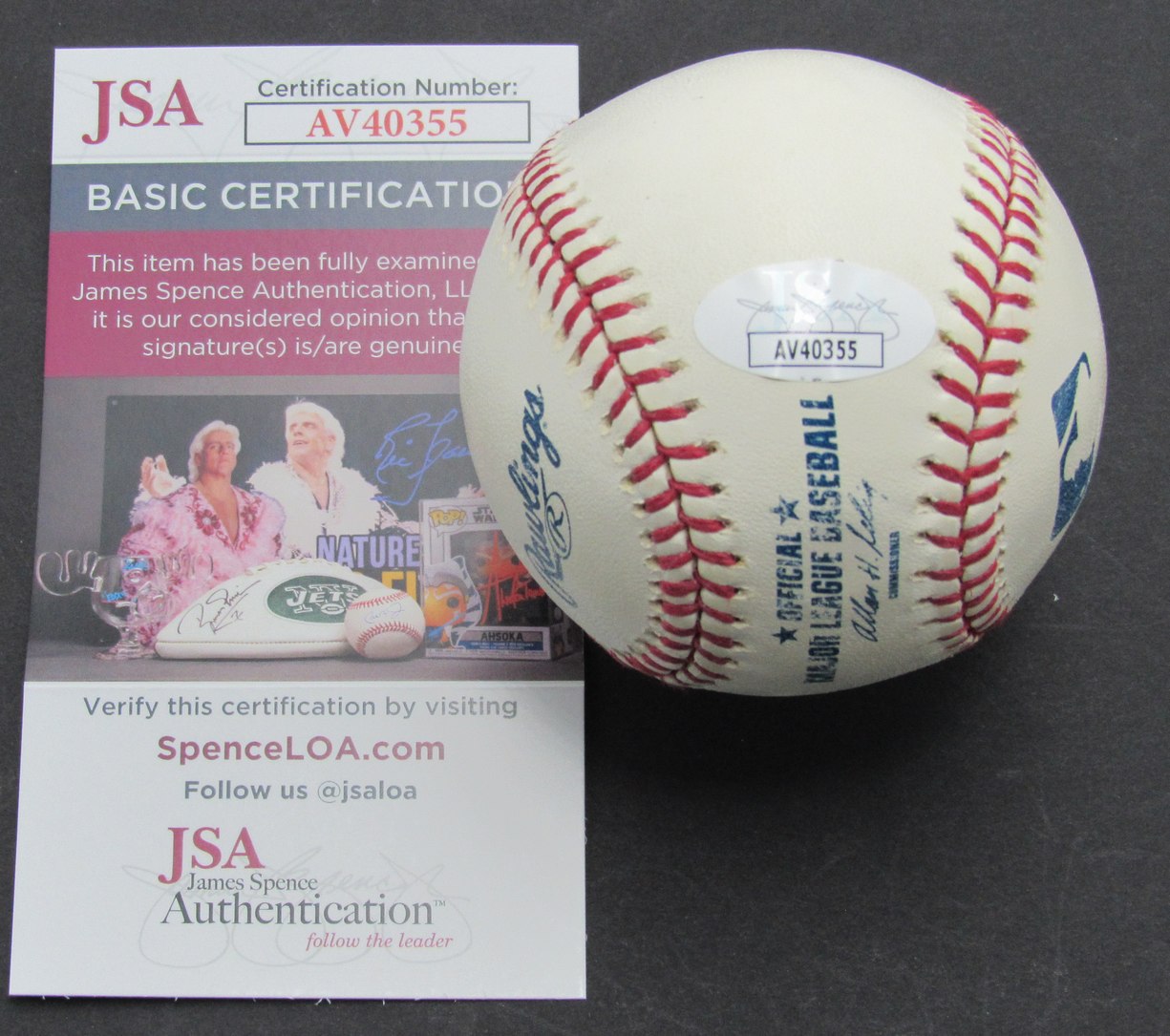 Michael Tucker Signed/Autographed OML Baseball Atlanta Braves JSA 189848