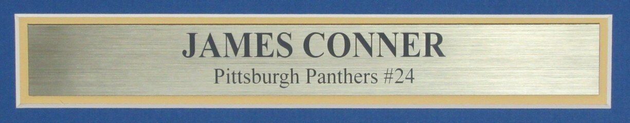 James Conner Autographed 11x14 Photo Pittsburgh Panthers Framed Fanatics 177265