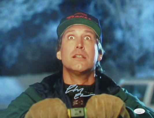 Chevy Chase Autographed 11x14 Photo "Christmas Vacation" JSA