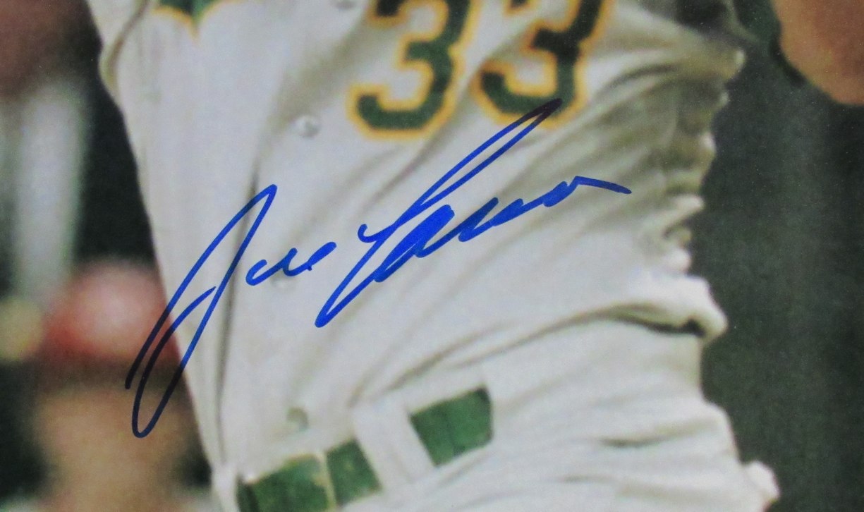 Jose Canseco Signed/Autographed 16x20 Photo Oakland A's Beckett Witness 192388