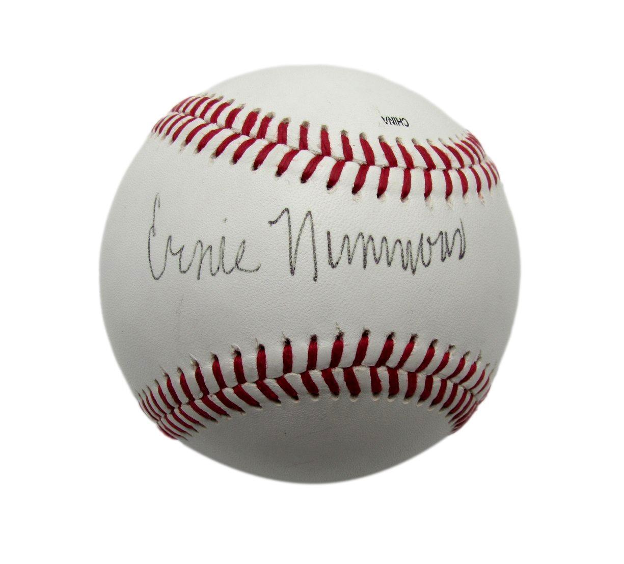 Ernie Nimmons Signed OL Baseball Negro League Kansas City Monarchs PSA/DNA