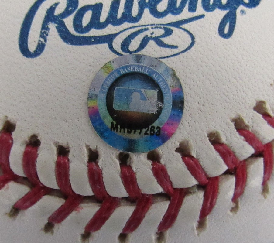 Bobby Abreu Chicago Phillies Signed/Auto Rawlings OML Baseball MLB Holo 188432