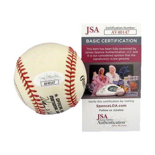 Billy Herman Signed/Autographed ONL Baseball Chicago Cubs JSA 188474