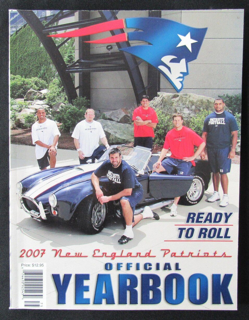 2007 New England Patriots Yearbook Brady 176465