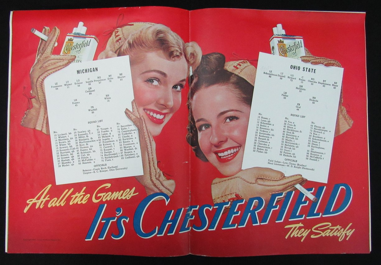 Vintage 11/22/1941 Michigan vs Ohio State Football Program - The Game 188729