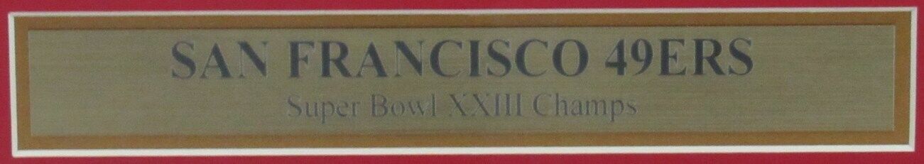 49ers 1989 Super Bowl XXIII Champs San Francisco Examiner Framed 157897