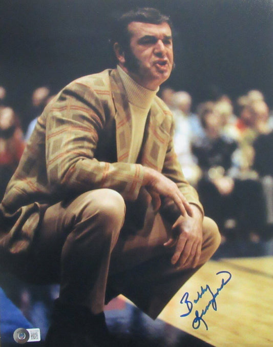 Bobby Leonard Autographed 11x14 Basketball Photo Indiana Pacers Beckett