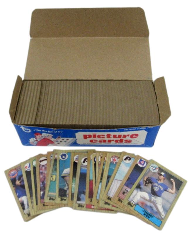 Lot of (23) 1987 TOPPS Baseball Vending Boxes with 500 Cards Each 181072