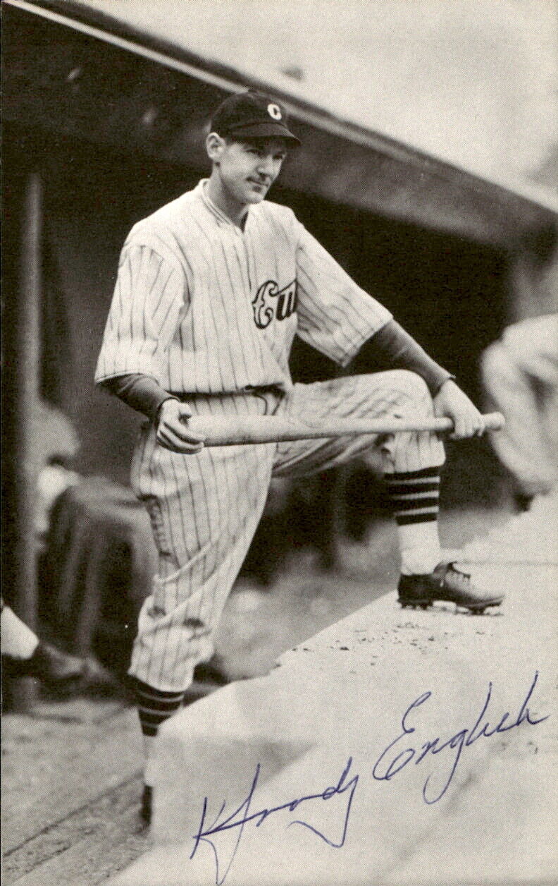 Woody English Chicago Cubs d. 1997 Signed/Auto 3x5 Photo 178208