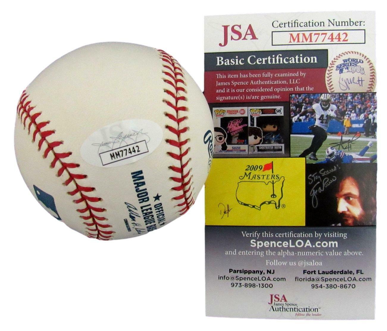 John Patterson Nationals Signed/Autographed Rawlings OML Baseball JSA 158285