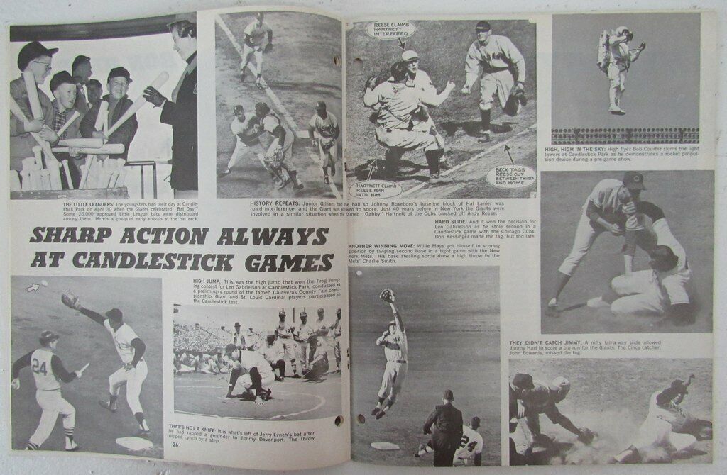 1966 San Francisco Giants Official Baseball Yearbook 144033
