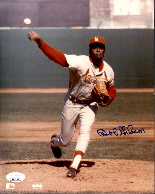 Bob Gibson HOF Signed/Autographed 8x10 Photo St. Louis Cardinals JSA 191443