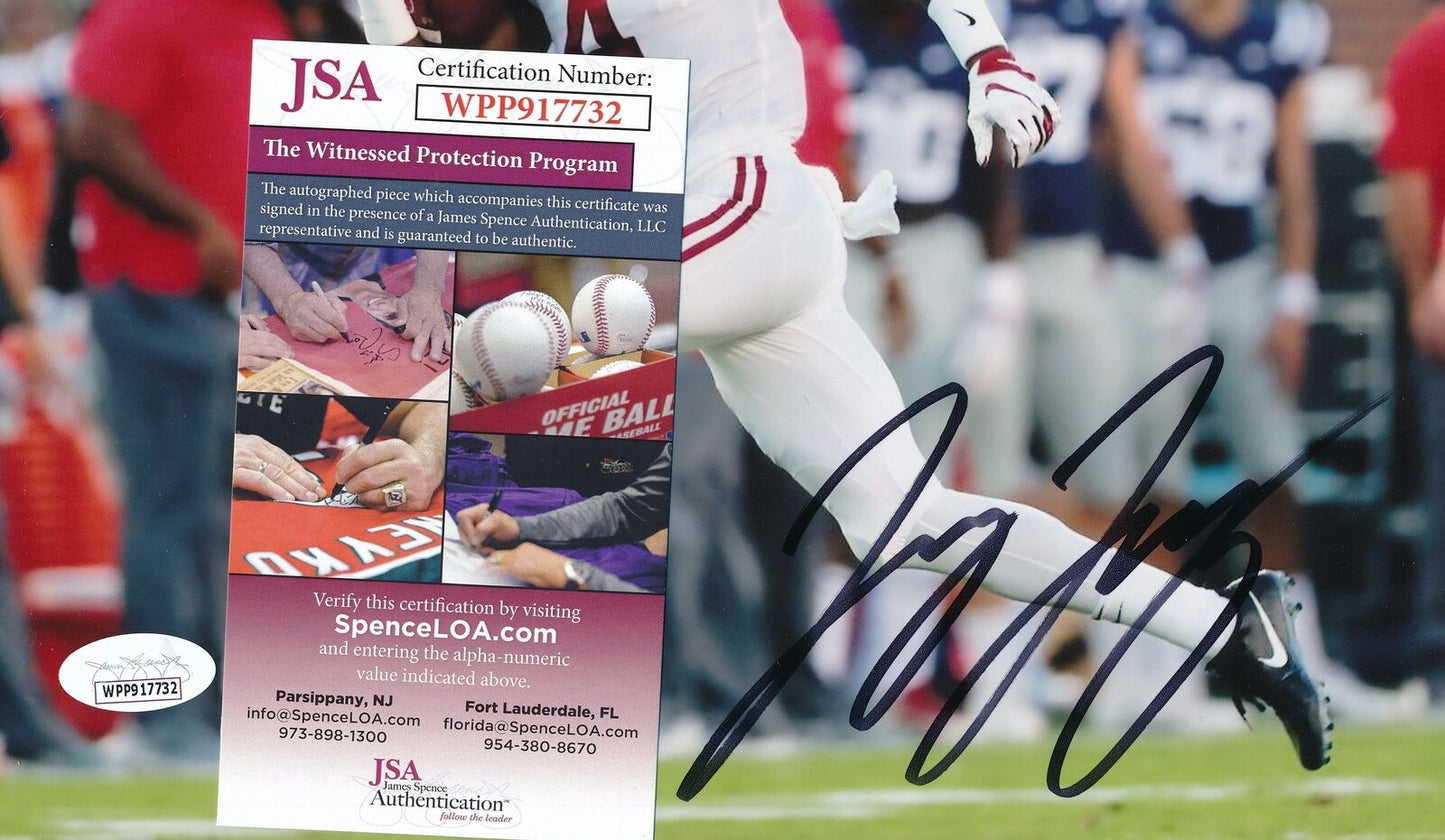 Jerry Jeudy Autographed 8x10 Photo University of Alabama JSA