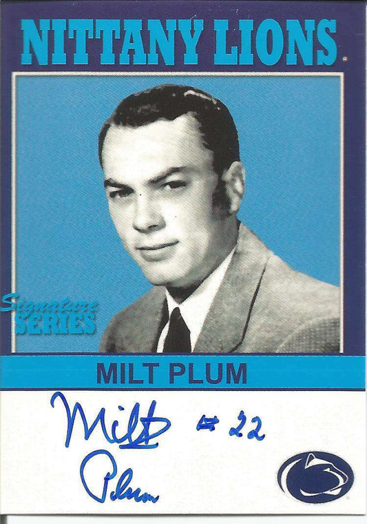 Milt Plum Signed/Autographed 2006 Penn State TKLegacy Card #P22 151180