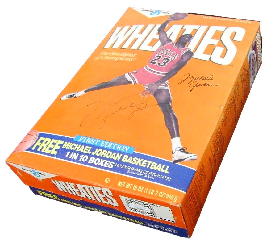 Michael Jordan HOF Autographed Unopened Wheaties Box RARE Bulls JSA 182196