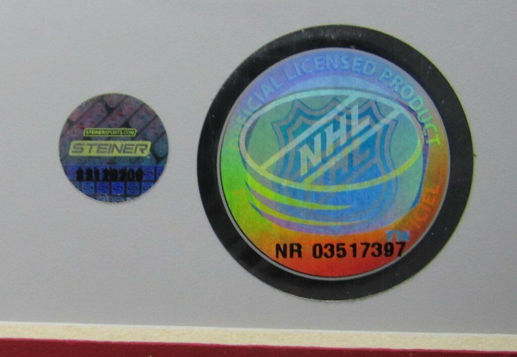 Martin Brodeu Devils Signed/Autographed 16x20 Photo Framed Steiner 141832