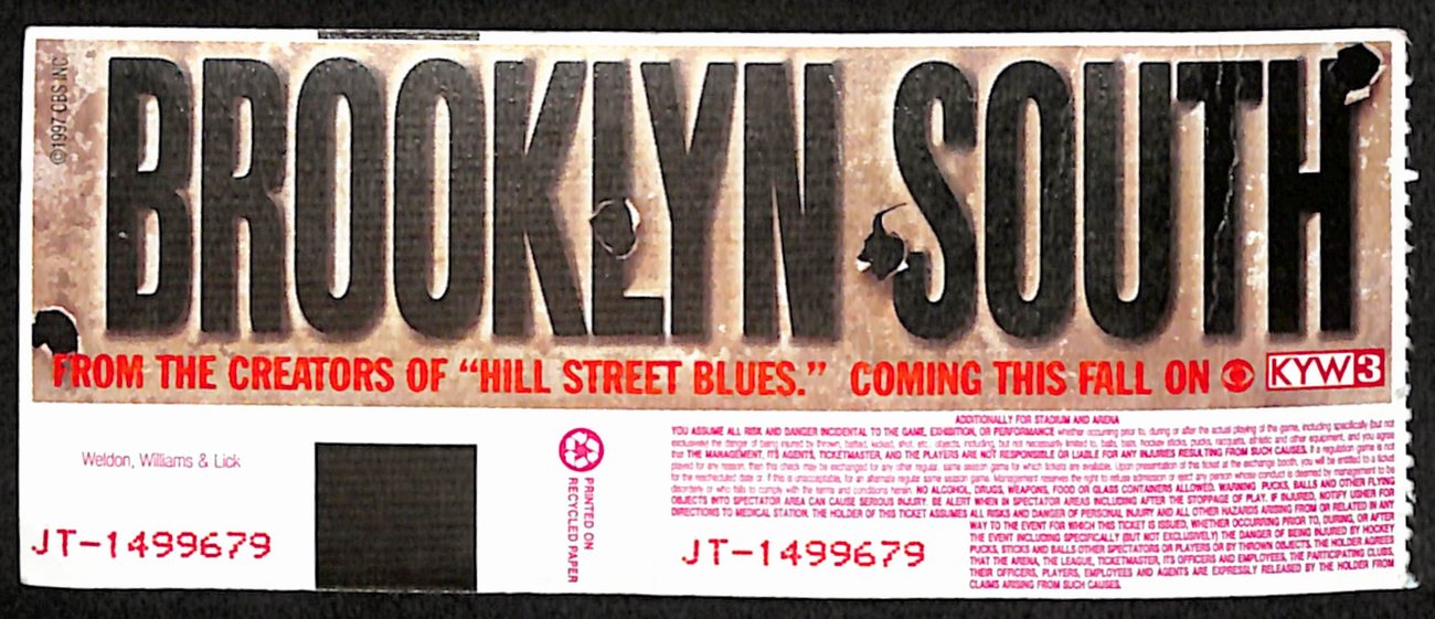 January 17, 1998 LaSalle vs Temple College Basketball Ticket Stub 190208