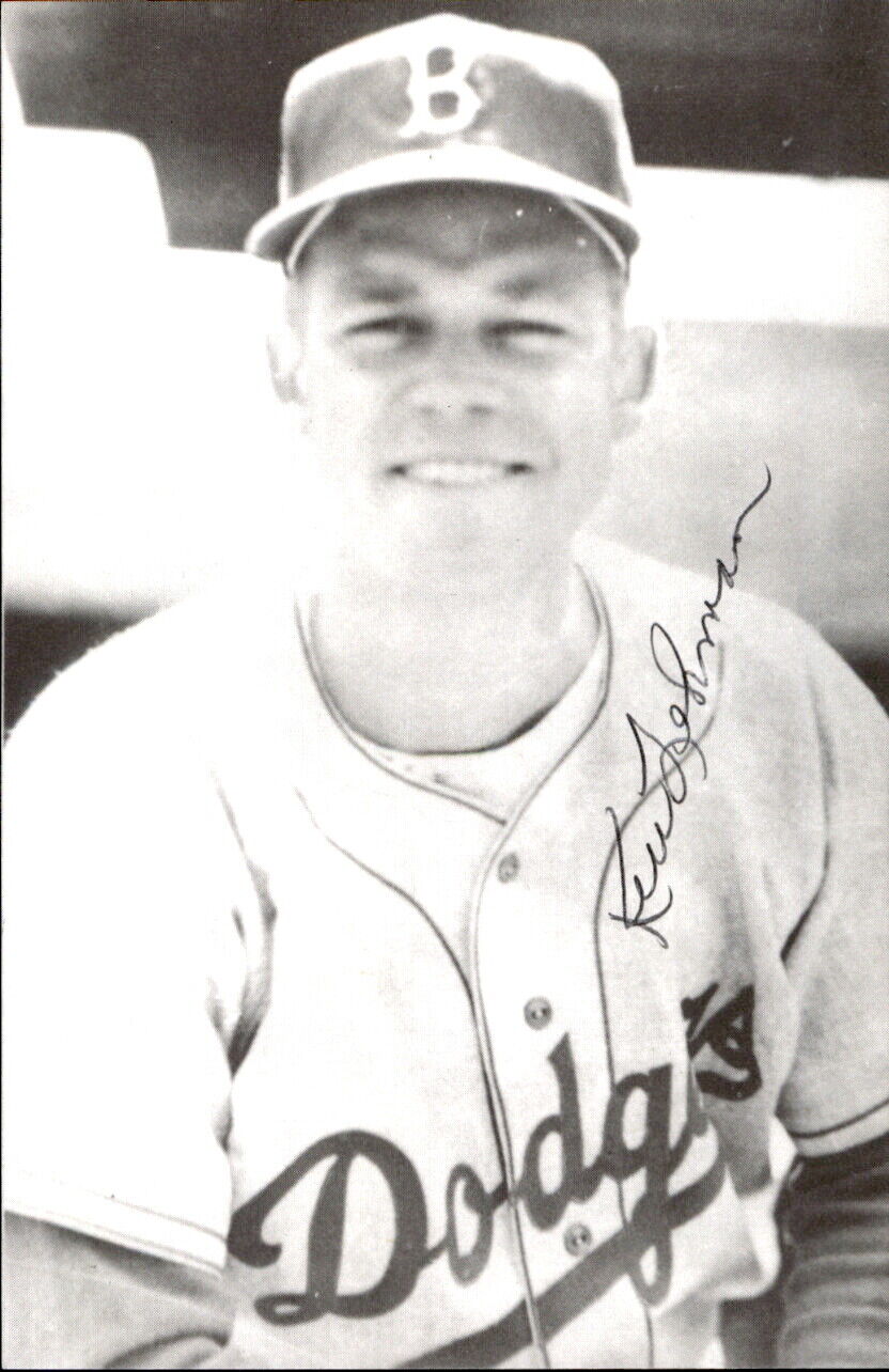 Ken Lehman Dodgers d. 2010 Signed/Autographed 3x5 Photo 178553