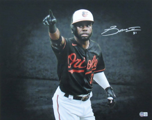 Cedric Mullins Autographed 16x20 Photo Baltimore Orioles Beckett