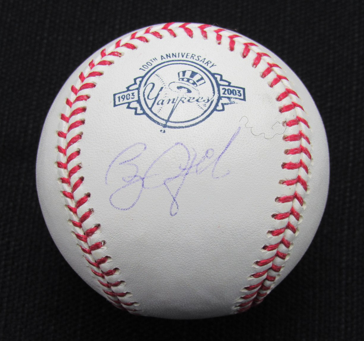 Bob Ojeda Signed/Auto Yankees 100th OML Baseball JSA 186726