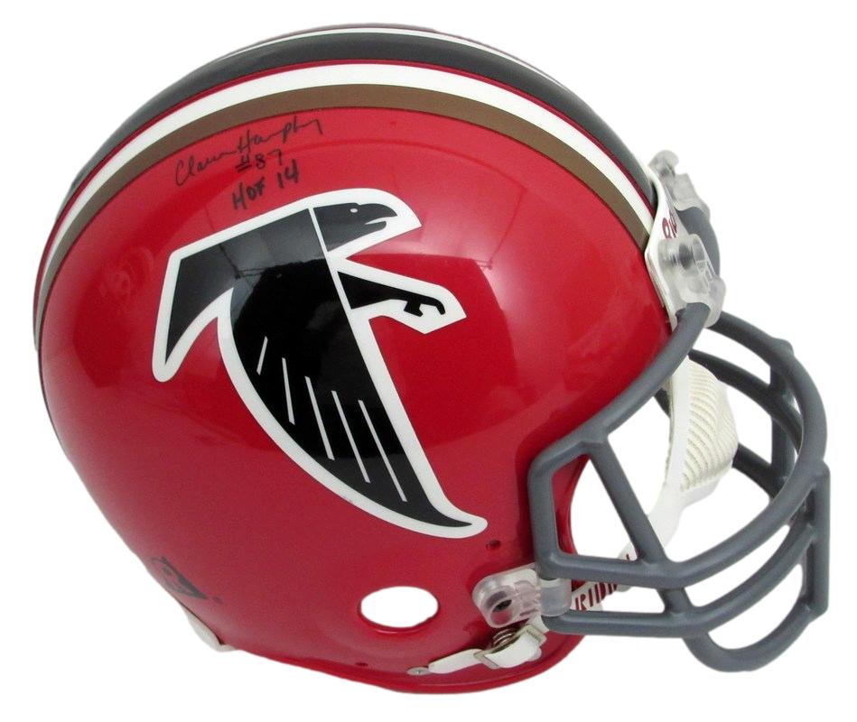 Claude Humphrey HOF Signed Falcons Full Size Authentic Proline Helmet – Best Authentics