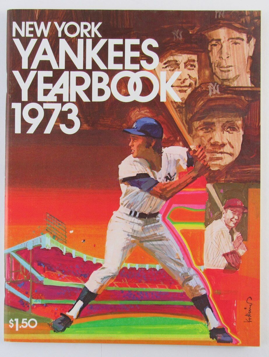 1973 New York Yankees Yearbook Clean