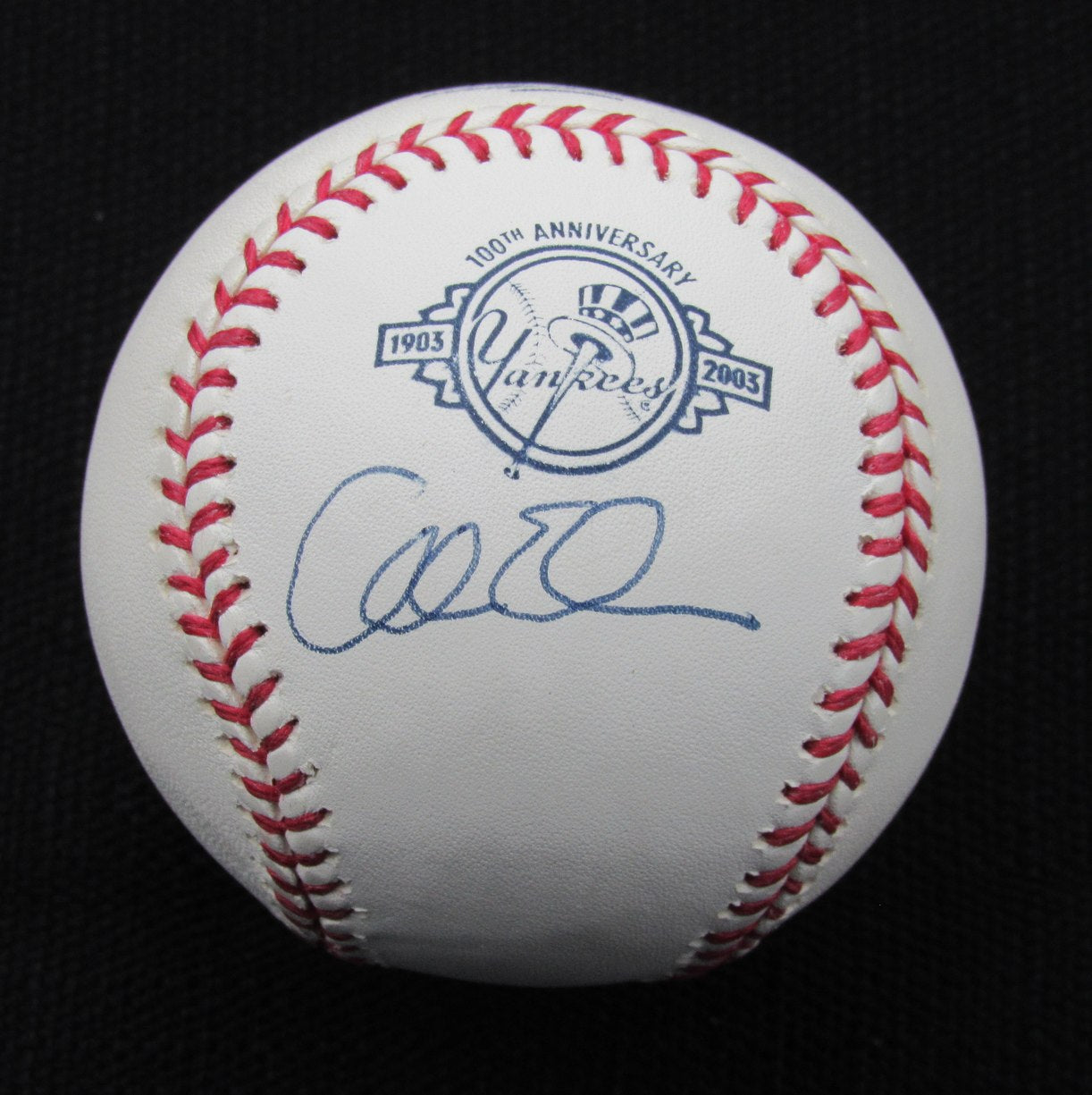 Alan Embree Signed/Auto Yankees 100th OML Baseball JSA 186675