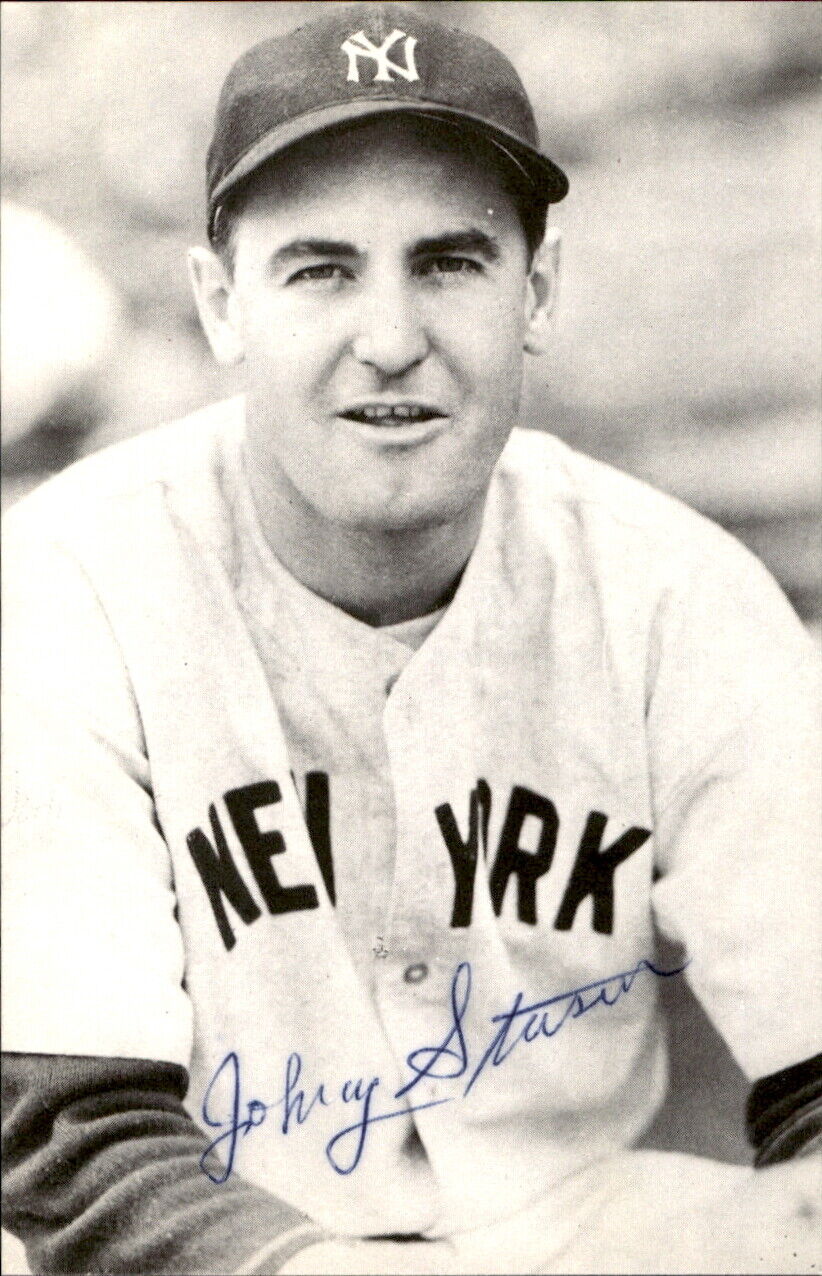 Johnny Sturm Yankees d. 2004 Signed/Autographed 3x5 Photo 179250