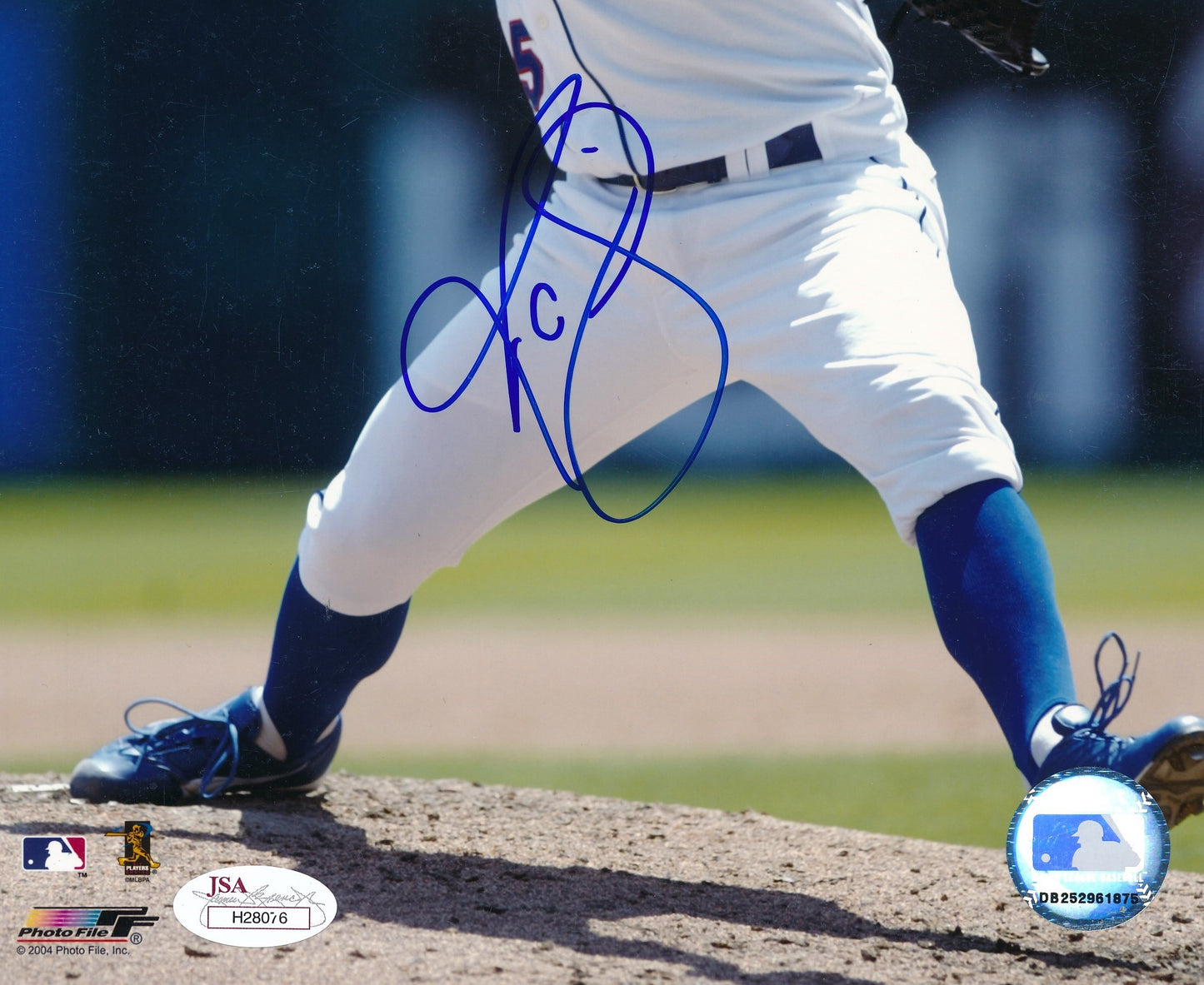 R.A. Dickey Signed/Autographed 8x10 Photo Texas Rangers JSA 191871