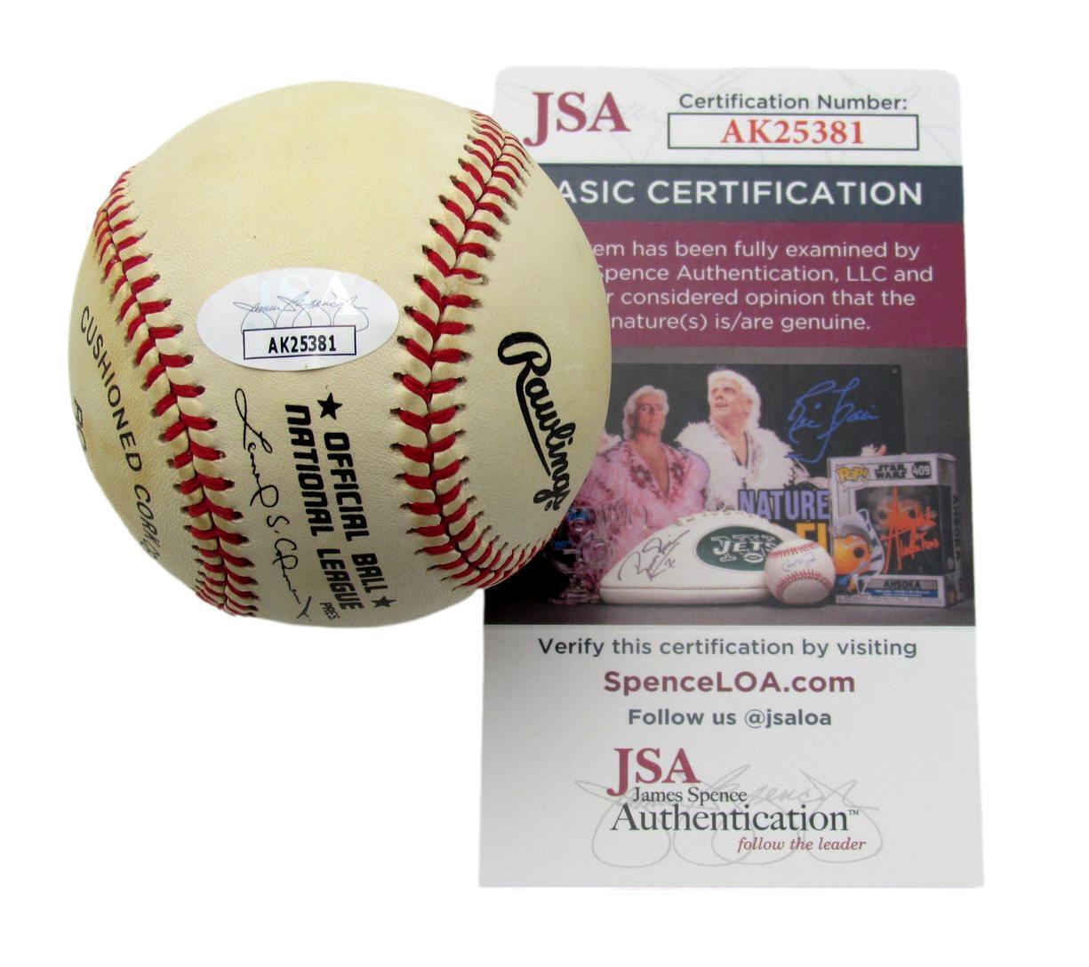 Billy Loes Autographed ONL Baseball Brooklyn Dodgers JSA 179741