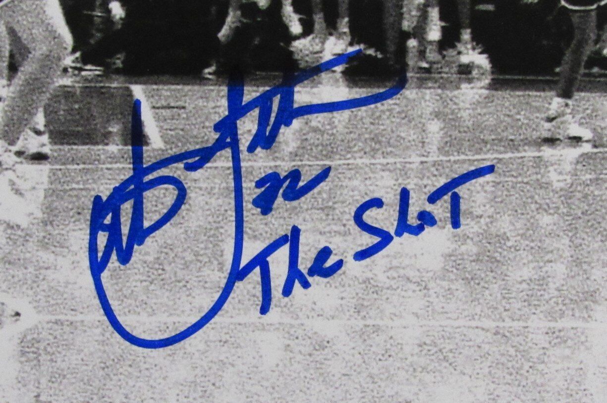 Christian Laettner Duke The Shot Signed/Inscribed 16x20 Photo PSA/DNA 165226