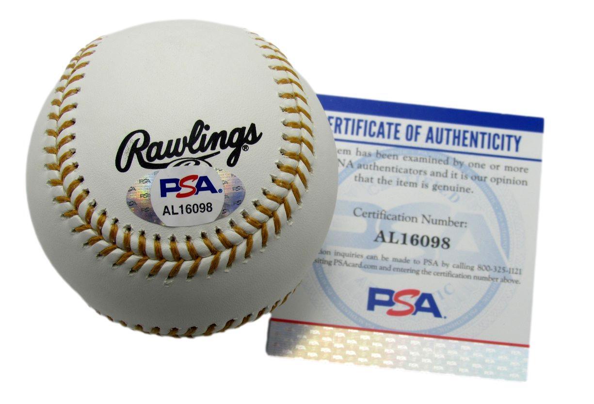 Mike Mussina Autographed/Inscr Gold Glove Award Baseball Orioles PSA/DNA 177768