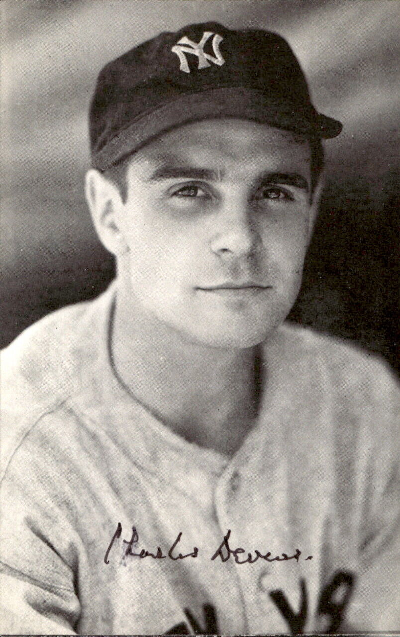 Charlie Devens New York Yankees d. 2003 Signed/Auto 3x5 Photo 178184