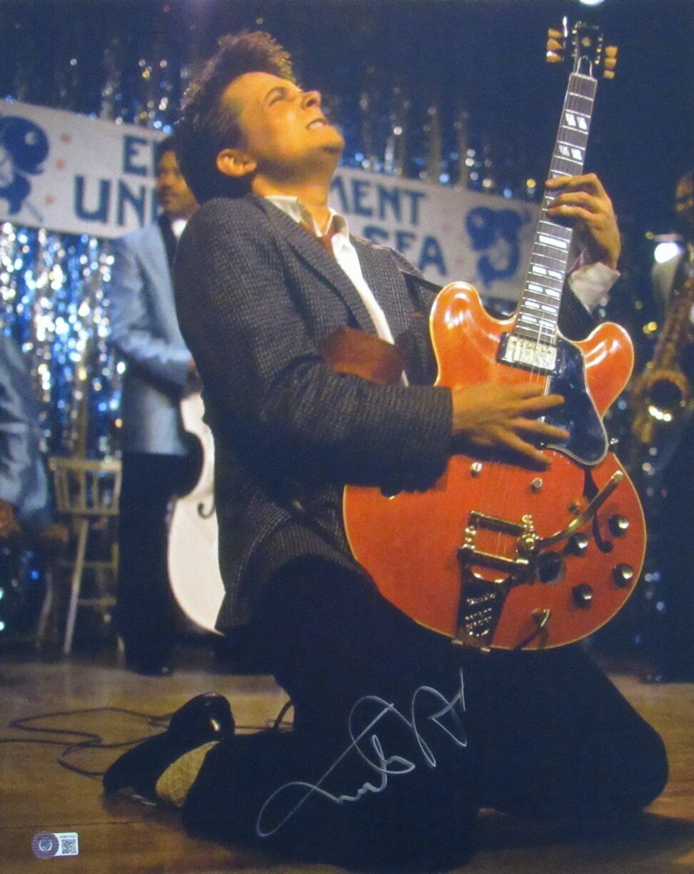 Michael J Fox "Back to the Future" Signed/Autographed 16x20 Photo BAS 163269