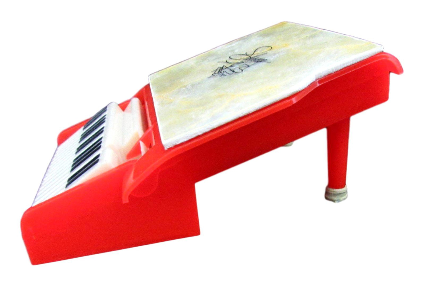 The Liberace Collection Baby Grand Piano Cigarette Dispenser Orange 145732