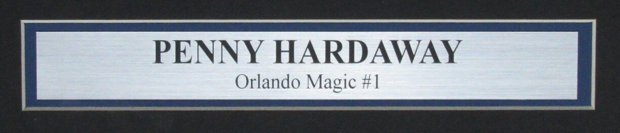Penny Hardaway Autographed 16x20 Photo Orlando Magic Framed PSA/DNA