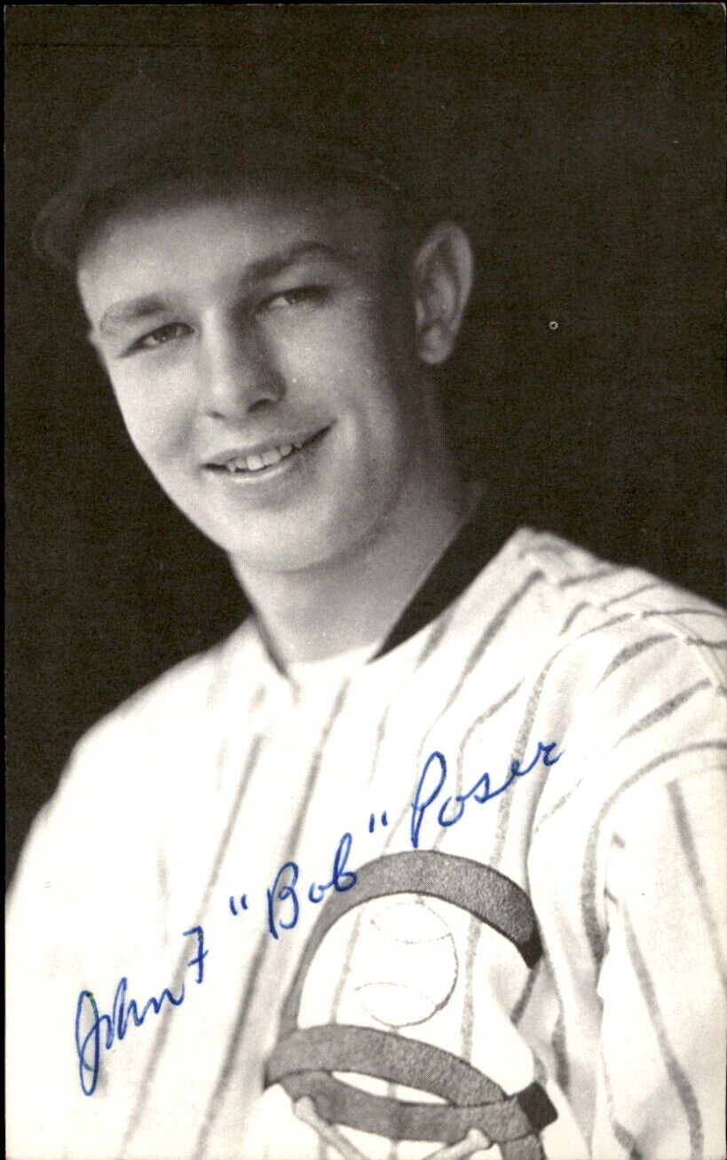 Bob Poser White Sox d. 2002 Signed/Autographed 3x5 Photo 178724