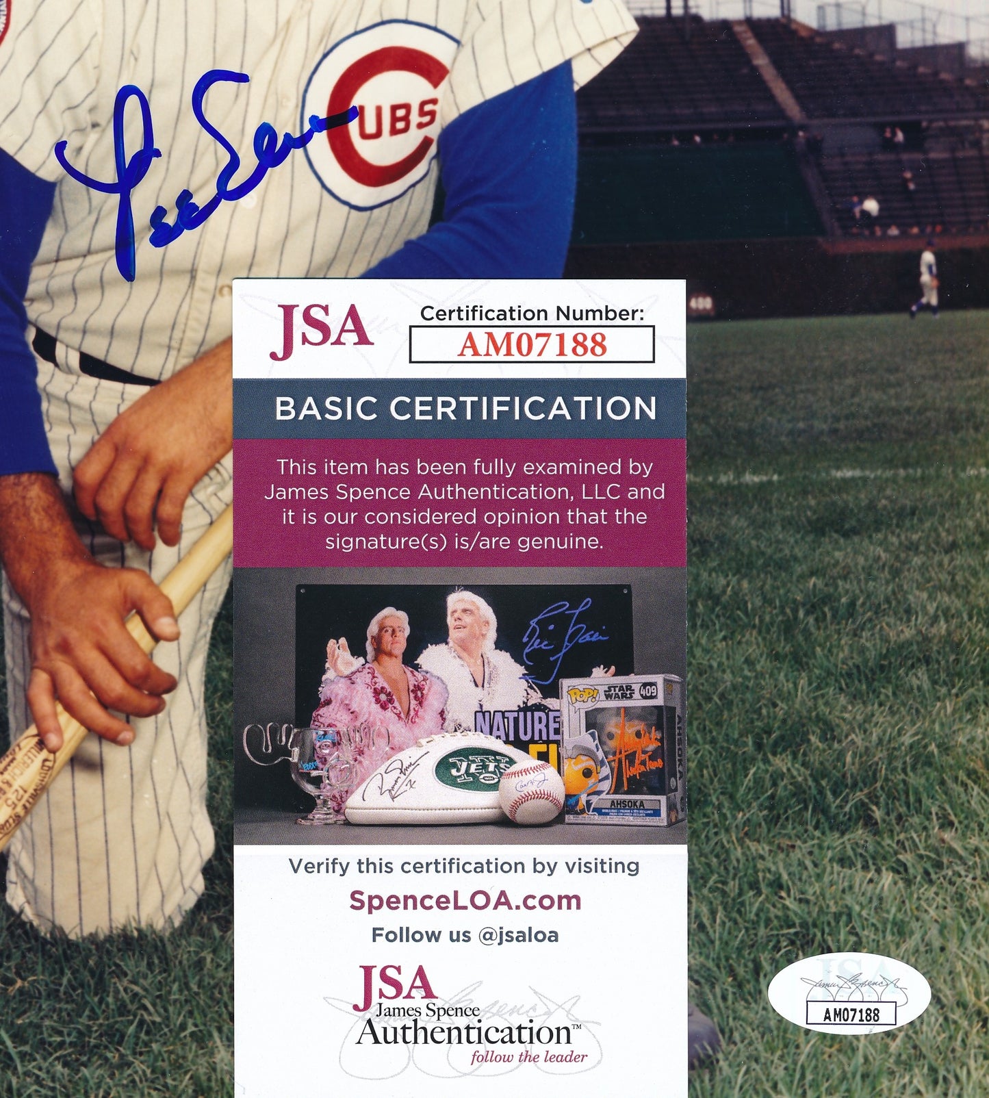 Lee Elia Autographed 8x10 Photo Chicago Cubs JSA 181913