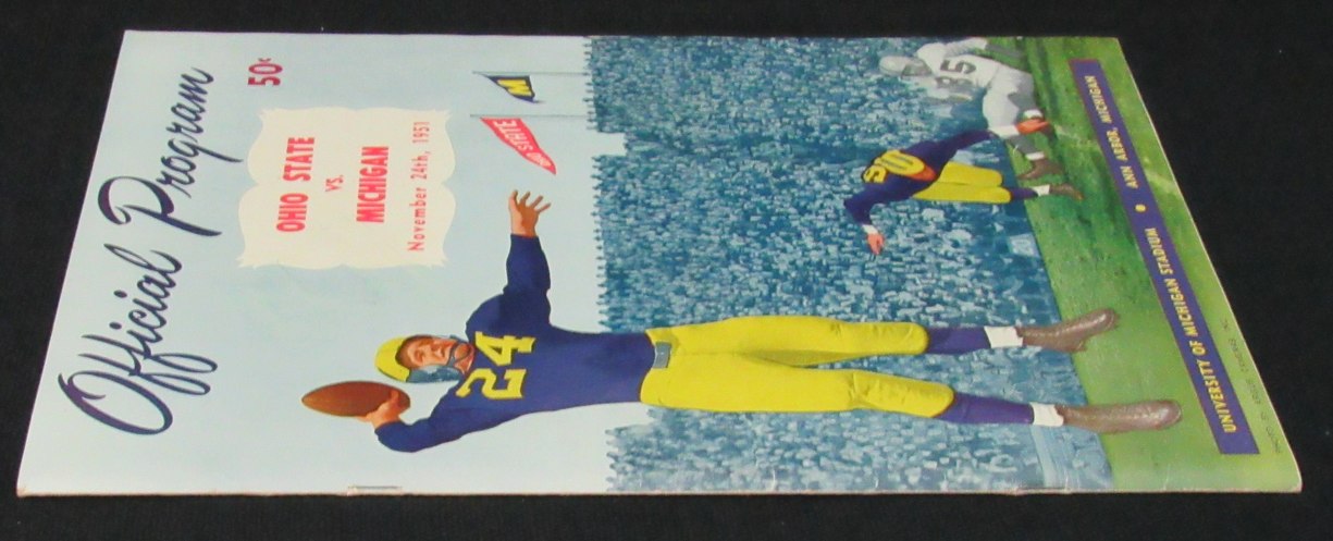 Vintage 11/24/1951 Michigan vs Ohio State Football Program - The Game 188732