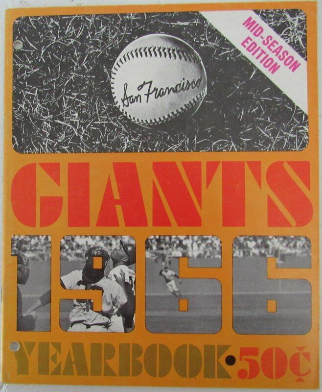 1966 San Francisco Giants Official Baseball Yearbook 144033