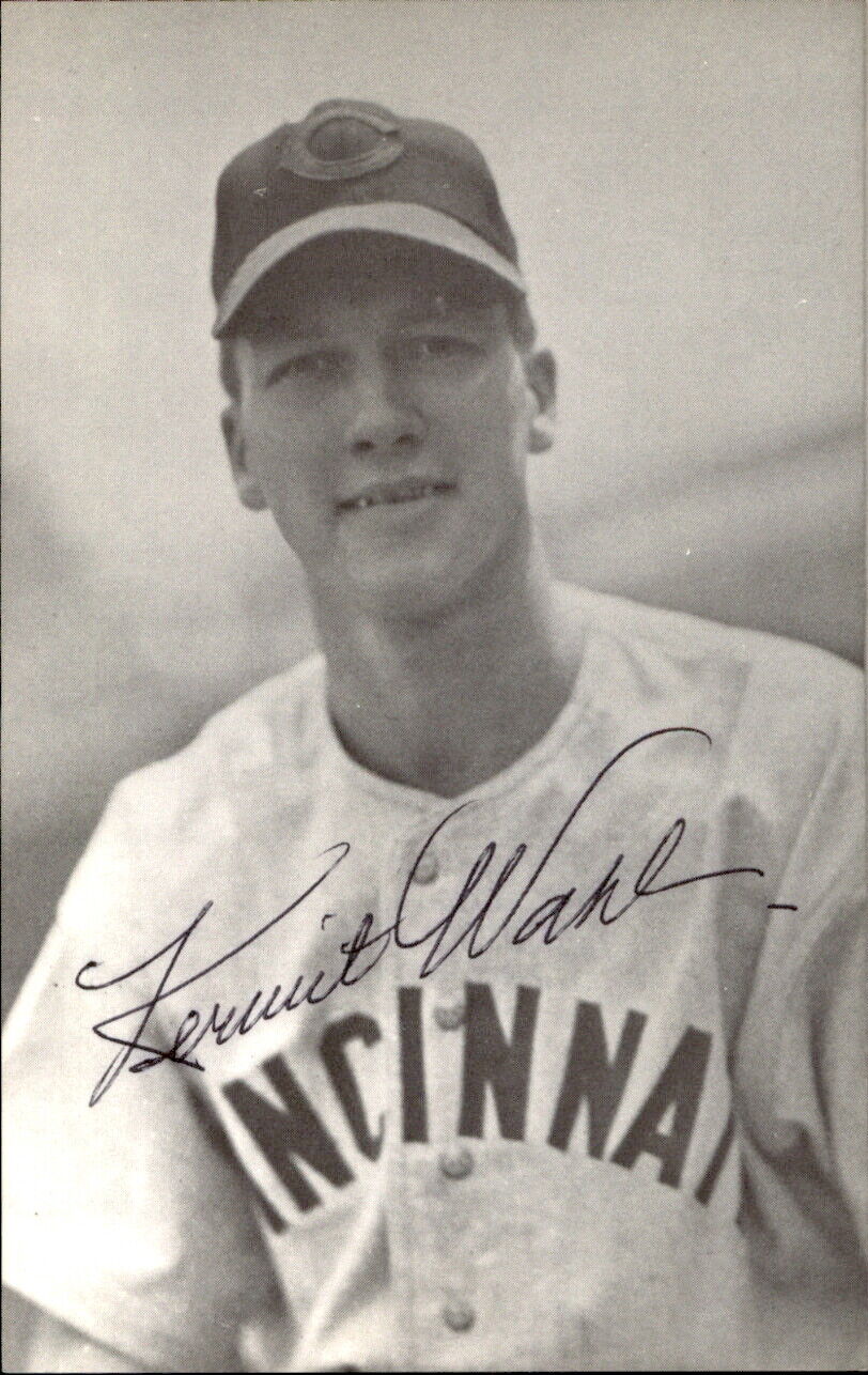 Kermit Wahl Reds d. 1987 Signed/Autographed 3x5 Photo 179295