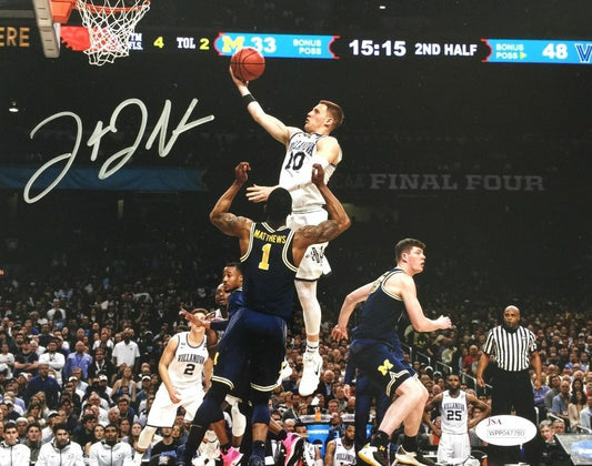 Donte DiVincenzo Villanova Signed Championship Layup 8x10 Photo JSA 137030