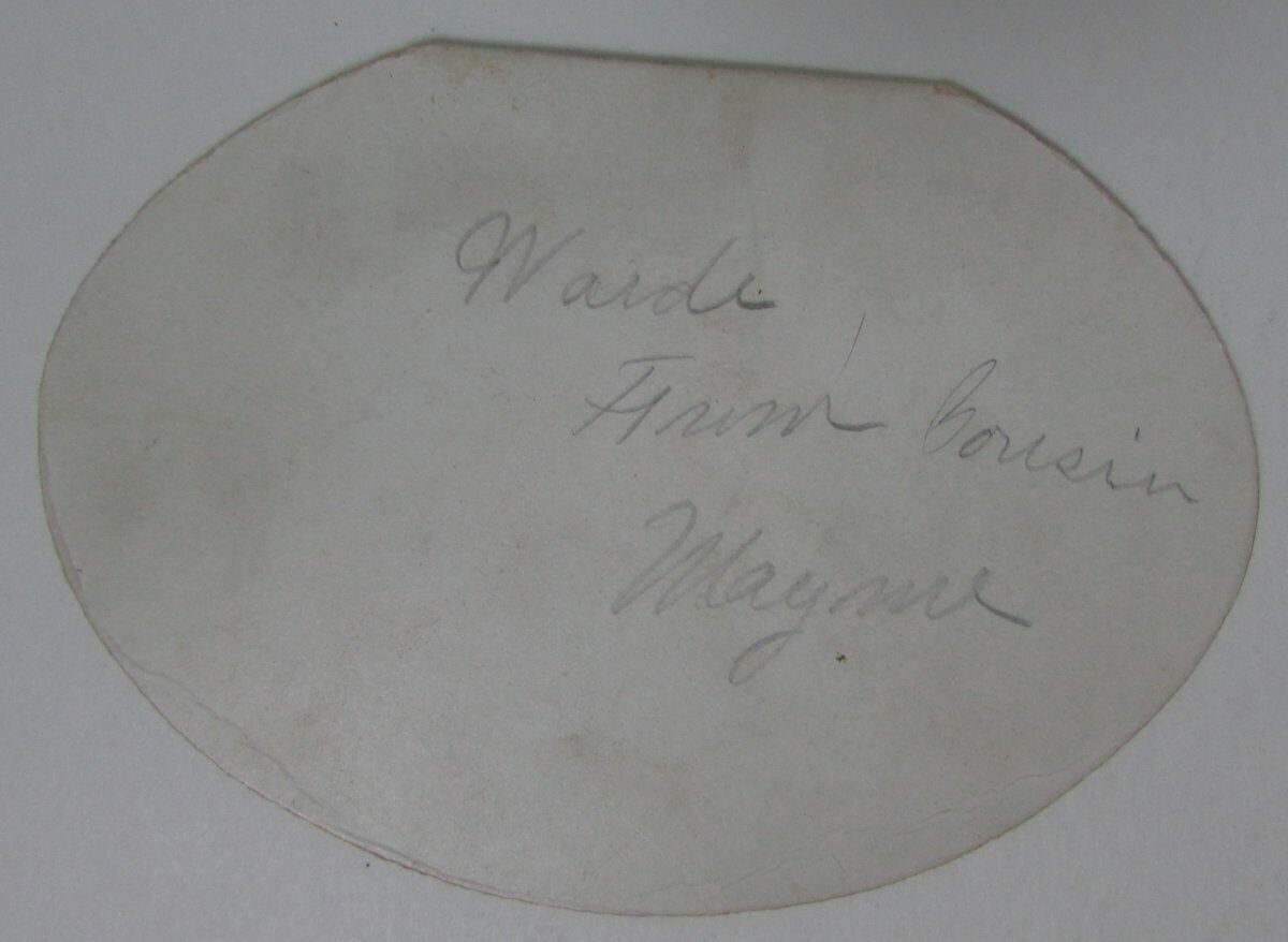 Early 1900's Football Shaped Poem Card 148880