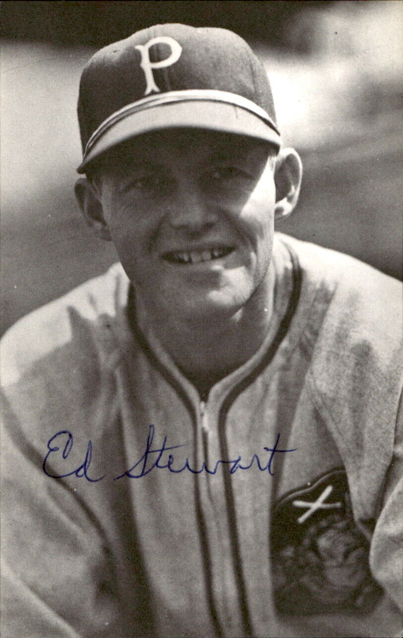Bud Stewart Pirates d. 2000 Signed/Autographed 3x5 Photo 179235