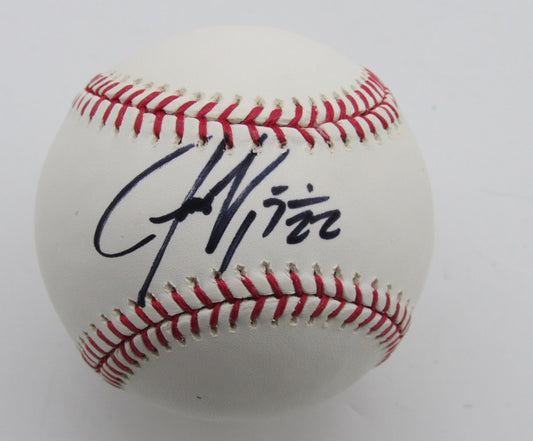 Jason Kipnis Autographed OML Baseball Cleveland Indians 180071