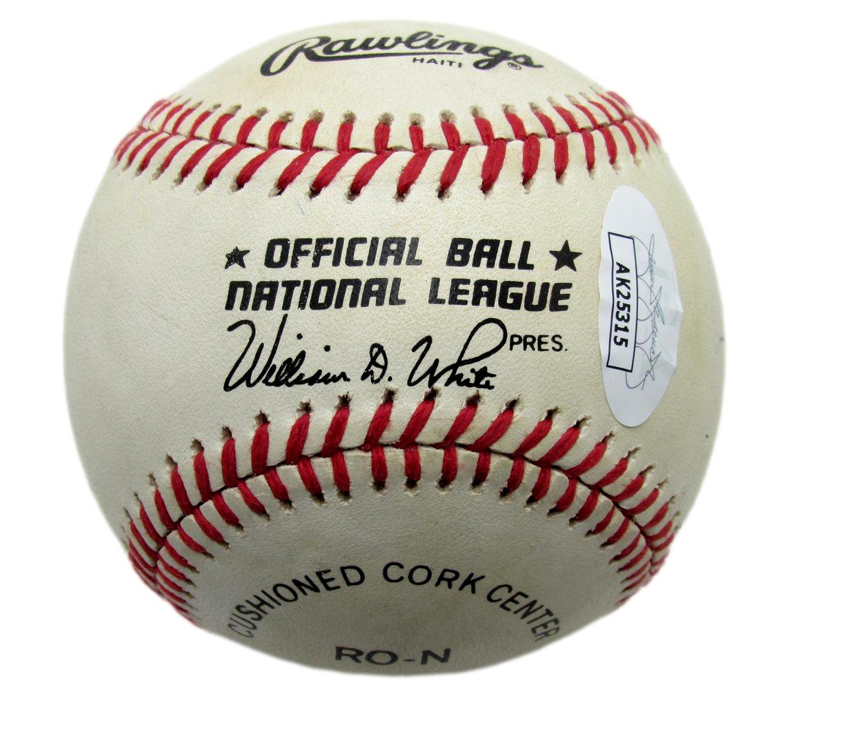 Doc Gooden Darryl Strawberry Howard Johnson Signed ONL Baseball Mets JSA 180601