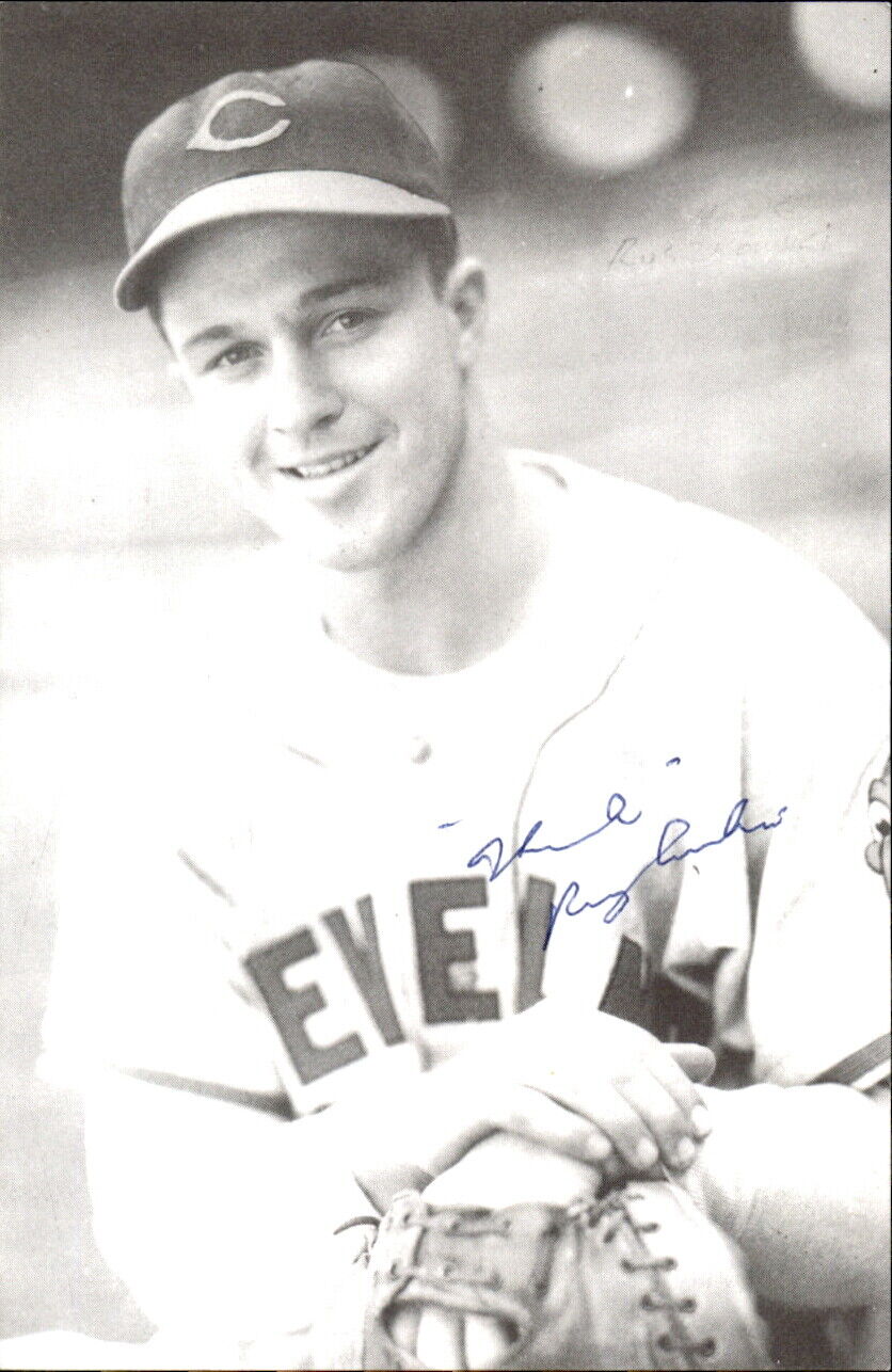 Hank Ruszkowski Indians d. 2000 Signed/Autographed 3x5 Photo 178767